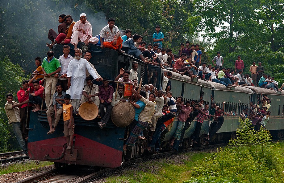 Brahmanbaria - lokalny pociąg (Bangladesz 2010 - część 2/2)